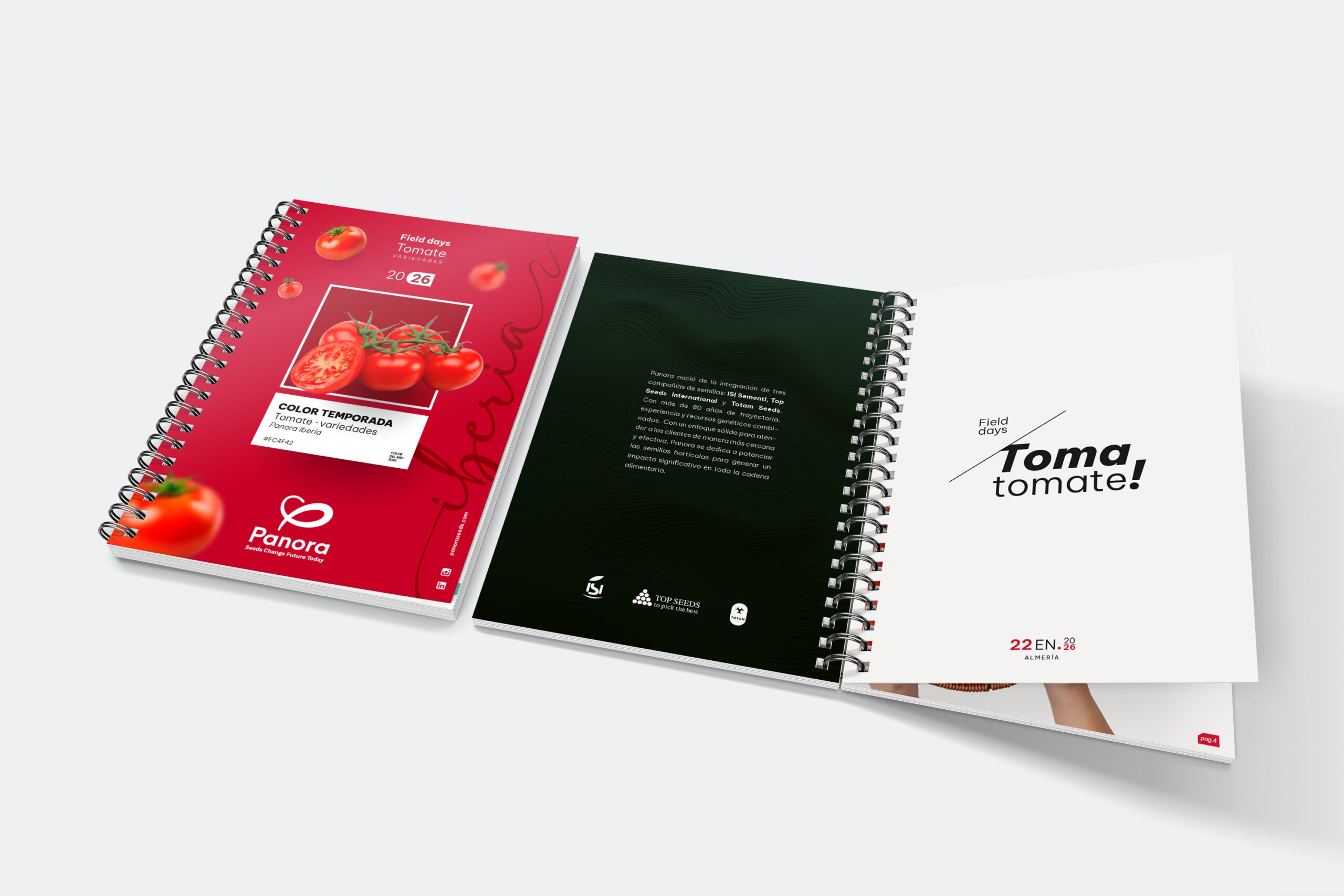 Portada de catálogo de productos Panora